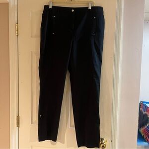 Women’s Chico’s Black Silky Pants Size 2